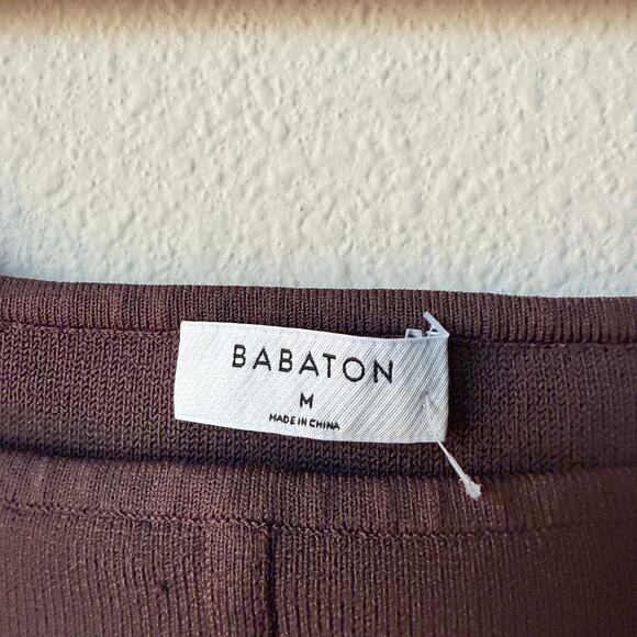 Babaton Aritzia Sculpt Knit Bustier Tank in Brown Size M - Picture 4 of 6